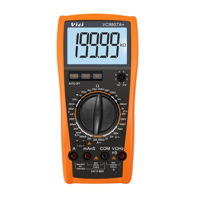 VC9807A+ 四位半高精度測量，電容最大200uF，頻率，電導測量，防高壓打火設(shè)計。