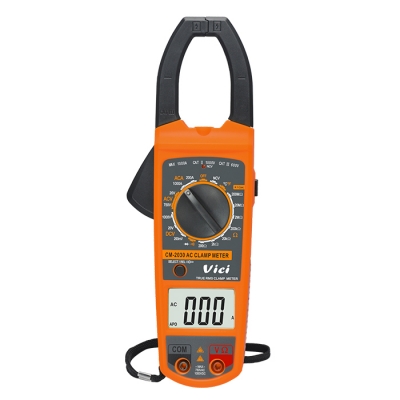 CM-2030 手動量程，鉗口張開52mm，真有效值測量，NCV功能，背光顯示，鉗頭照明。