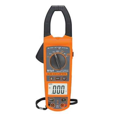 CM-2056 交直流1000A真有效值測量， 電容，頻率，溫度測量，NCV功能，背光顯示，鉗頭照明。