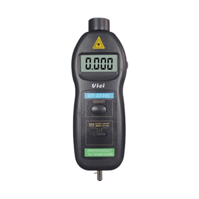 DT-2236C 激光光電接觸轉速線速表，自動記憶最大值，最小值，最后測量值。