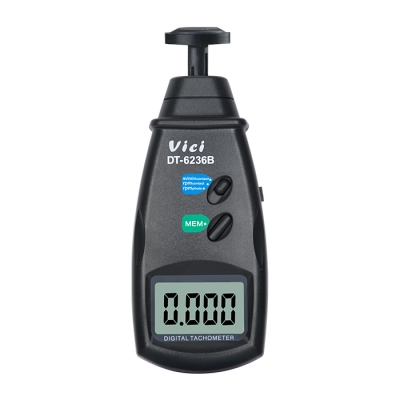 DT-6236B LED光電接觸轉速線速表，自動記憶最大值，最小值，最后測量值，自動存貯數據。